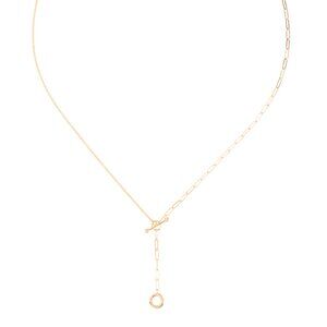 Catbird 1976 Lariat Toggle Gold Necklace